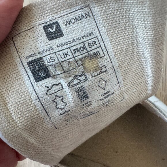 Veja Esplar White/Gray Womens Sneaker 38 7 - Picture 13 of 15